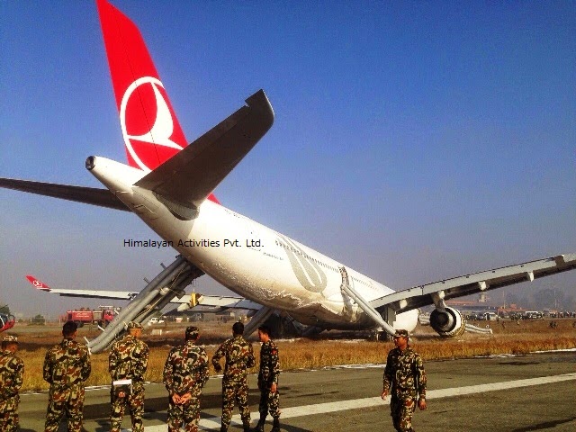 日々のネパール情報 カトマンズ空港トルコ航空機事故と空港閉鎖情報