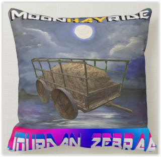 "Monn Hay Ride Famous Pillow 16" x 16"