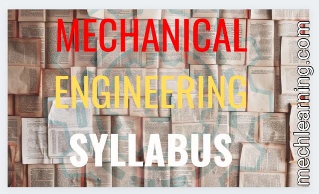 I want to know syllabus of all subjects in Mechanical Engineering 1st year