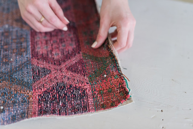 Make an Anthropologie Inspired Kilim Pillow with Tassels | Sewing DIY