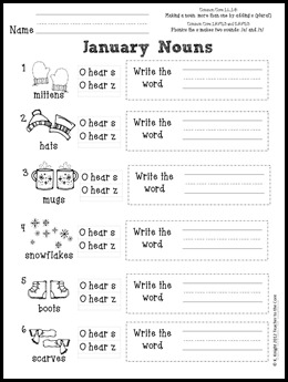 Winter nouns jan 9