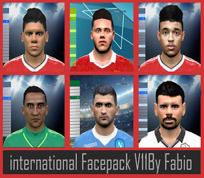 Fabio PES 2016 International Facepack V11