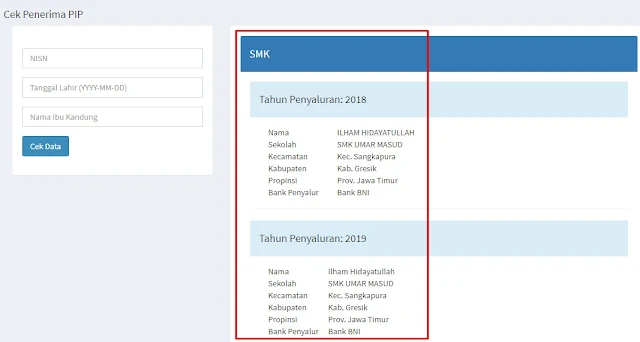 Cara Cek PIP SD SMP SMA SMK 2020 Dengan Mudah