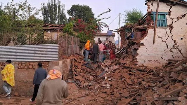 Earthquake devastated Nepal, at least 128 people died