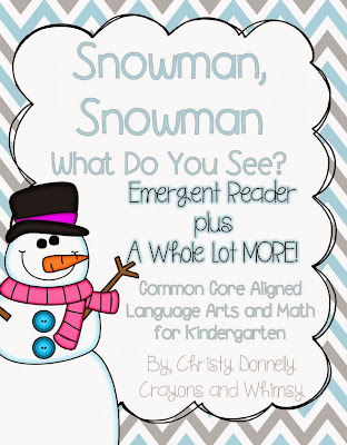 snowman book crayons and whimsy