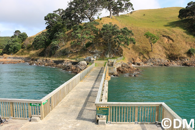 Photo du quai de Home bay sur Motutapu Auckland Nouvelle-Zélande