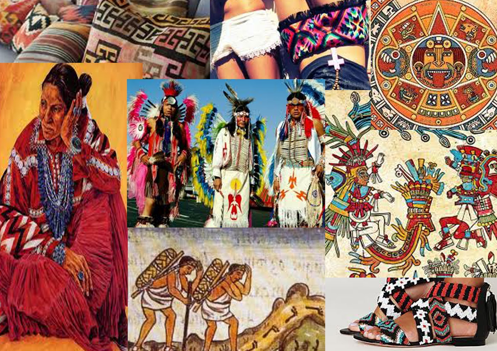 Azteca-navajo de la mano de las bloggers de todo el mundo