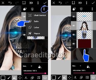  semoga semua dalam keadaan sehat selalu Cara Edit Foto Cyborg Effect di Picsart Android