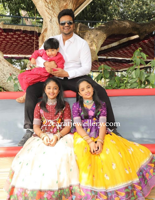 Vishnu Manchu Kids jewellery