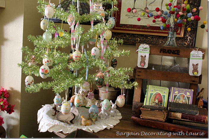 EASTER TREE WITH BUNNIES