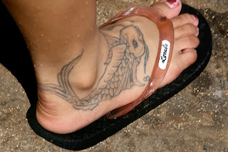Foot Fish Girl Tattoos Ideas