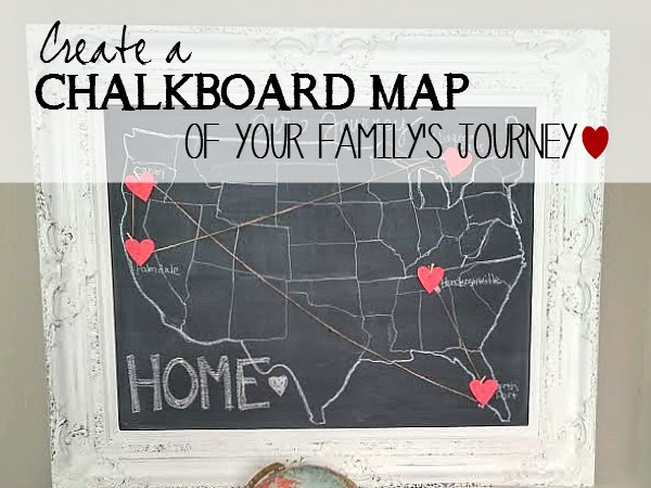 Chalkboard Map