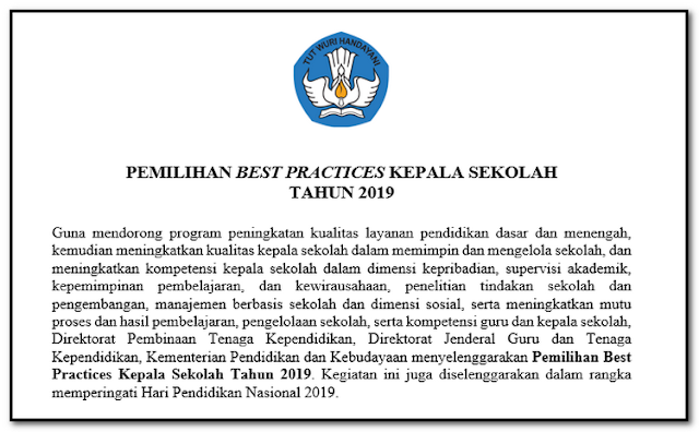 Contoh Laporan Best Practice Kepala Sekolah 