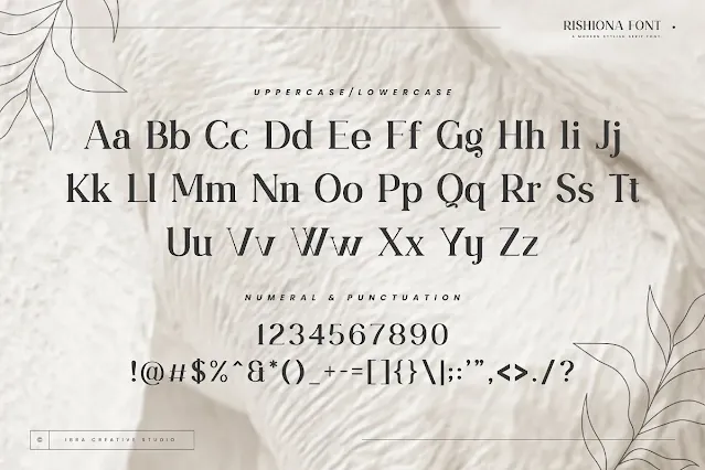 Rishiona Serif Font