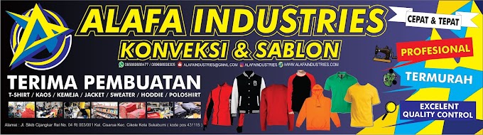 0858-6068-8477 | Pusat Jasa Konveksi Termurah dan Terbaik | Alafa Industries 