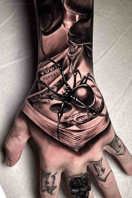 Tatuagens masculinas - 28 ideias para as mãos