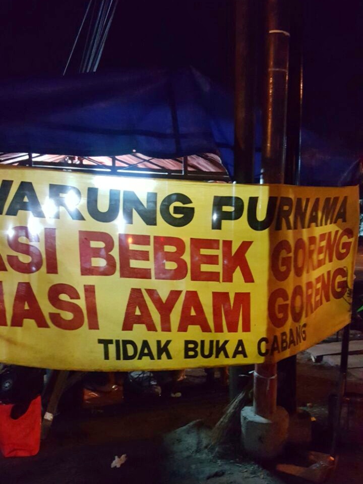 Mencari Jejak Pusat Warung Bebek Purnama Di Bebek Purnama Jalan Dinoyo Surabaya