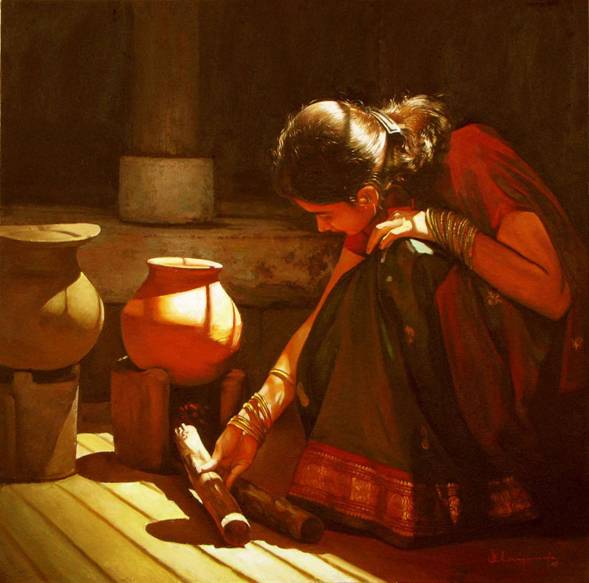 Paintings of Dravidian Women1