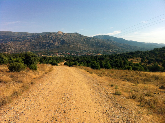 Ruta en bici de Madrid a Segovia por el Camino de Santiago, julio 2012