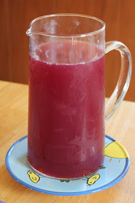 vegan easter, pomegranate limeade