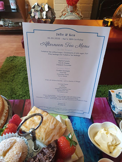 DIY afternoon tea menu