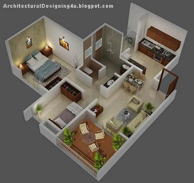 Apartment Plans In Autocad