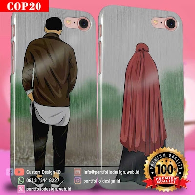 Casing couple motif muslim muslimah COP20