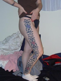 sexy girl withamazing tattoo