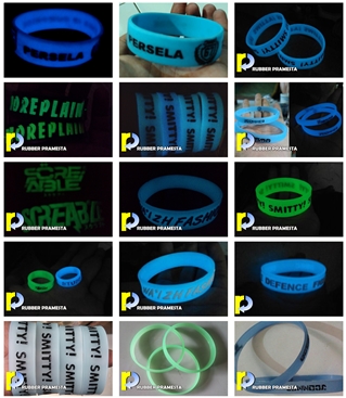 Gelang karet menyala | Gelang karet menyala dalam gelap | Gelang karet glow | Gelang karet | Gelang karet glow in the dark menyala dalam gelap