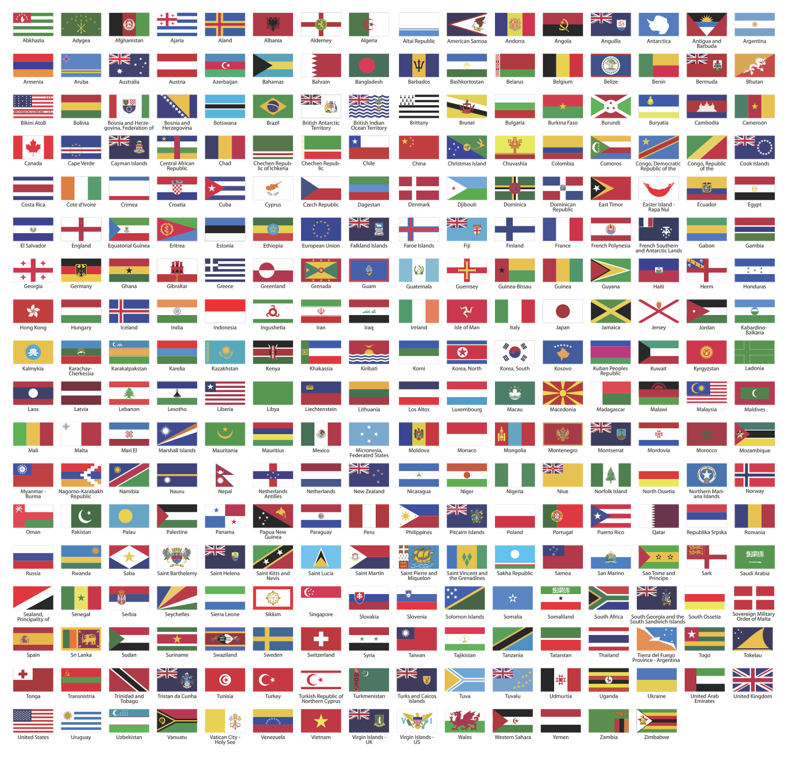 Download World Flags Vector