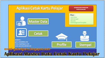 Aplikasi Master Data Cetak Kartu Pelajar