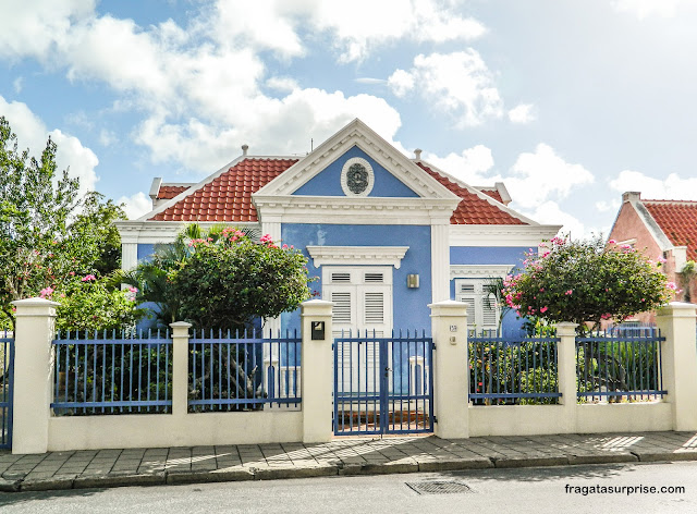 Bairro de Pietermaai em Willemstad, Curaçao