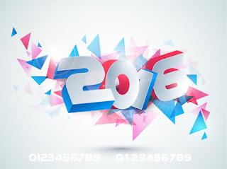 New year 2016 logo vector 1141