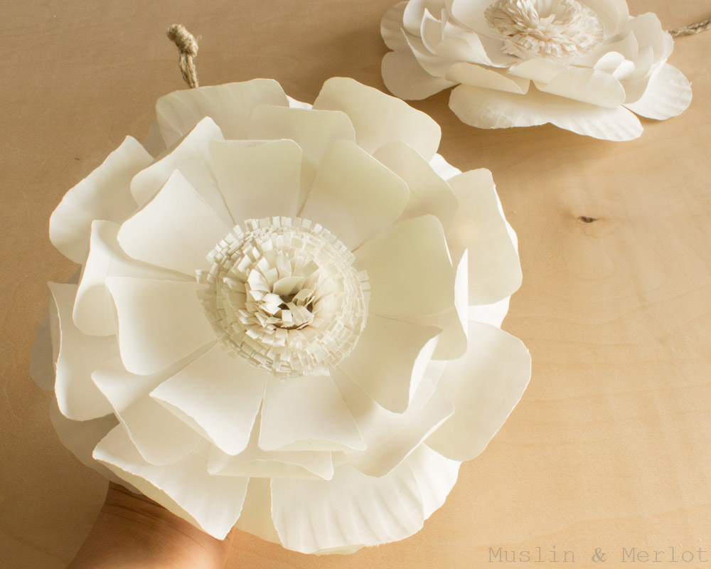 Paper plate flower tutorial!