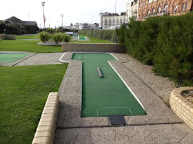 The Crazy Golf course in Hastings, East Sussex