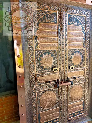 Pintu Kabah Tembaga Replika PIntu Kabah Nabawi