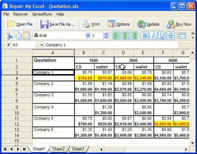 GetData Repair My Excel v1.10