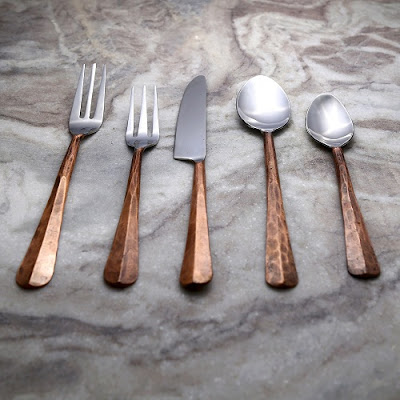 copper flatware