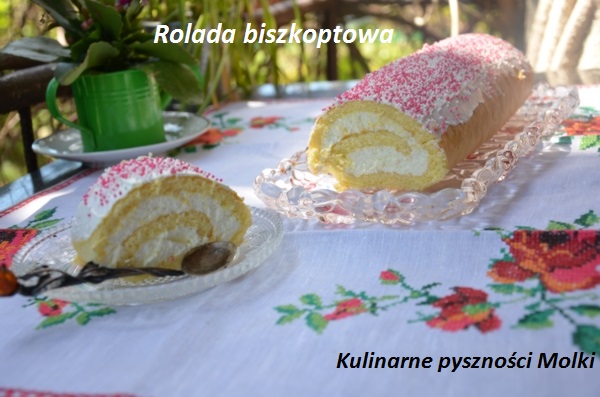 rolada biszkoptowa na dzień Matki