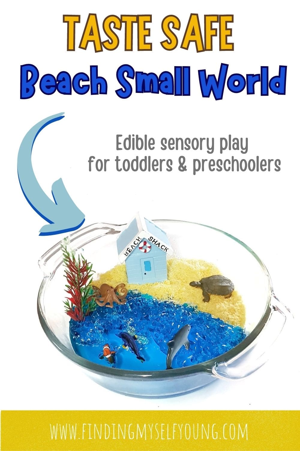 taste safe beach small world play tray