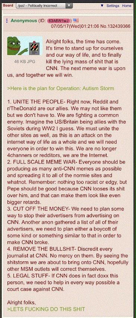 Anuncio guerra de memes 4chan contra CNN