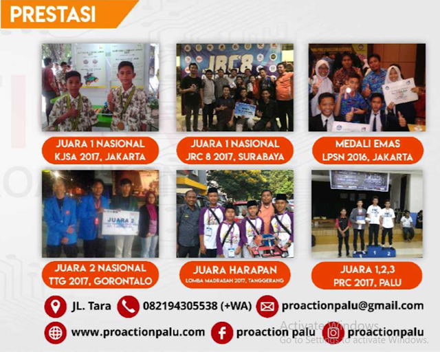 prestasi merakit robot