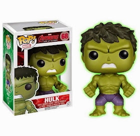 Barnes and Noble Exclusive “Gamma Glow” Hulk Avengers: Age of Ultron Pop! Marvel Vinyl Figure by Funko