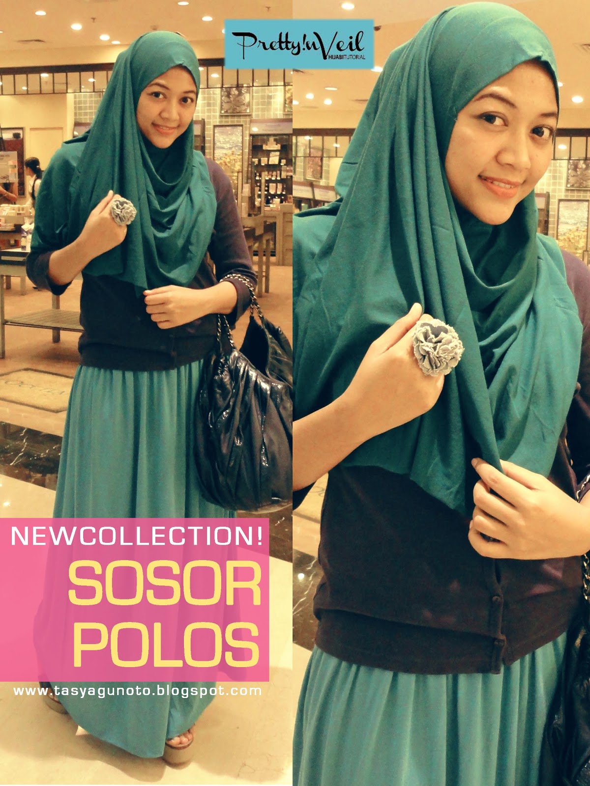 Port Of Tasya: Tutorial Jilbab Sosor Polos by Pretty!nVeil