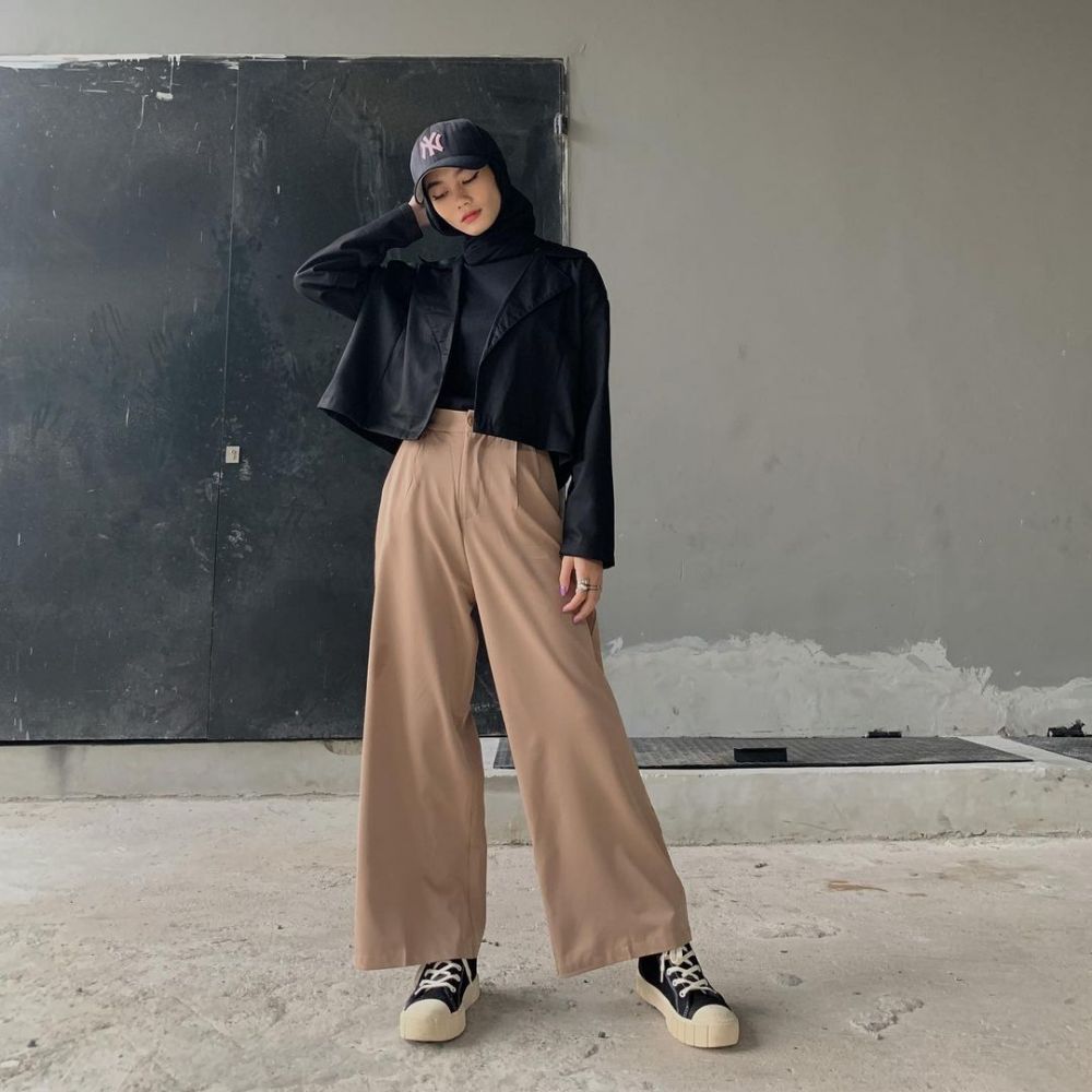 OOTD dengan Celana Kulot