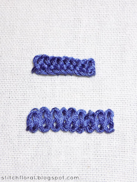 Braid stitch tutorial