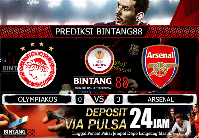 PREDIKSI BOLA OLYMPIAKOS PIRAEUS VS ARSENAL 21 FEBRUARI 2020