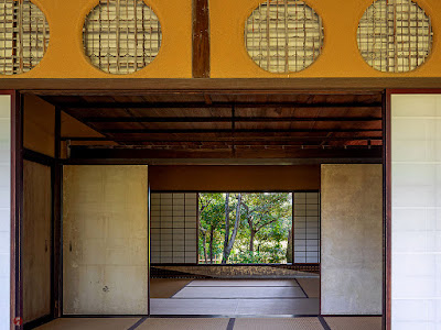 The interior of Shoiken teahouse: Katsura-rikyu (Kyoto)