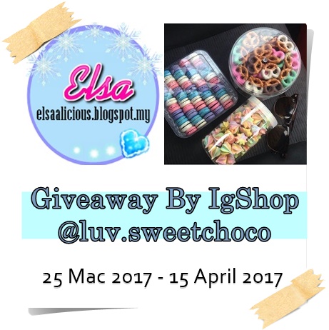 GIVEAWAY BY IG SHOP @luv.sweet.choco