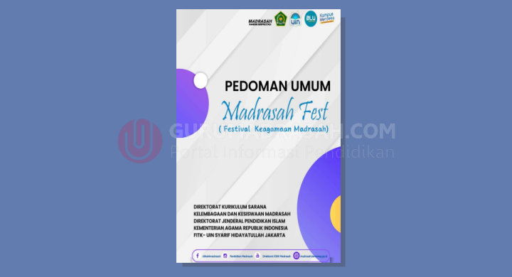 Pedoman Umum Madrasah Fest (Festival Keagamaan Madrasah) Tahun 2023